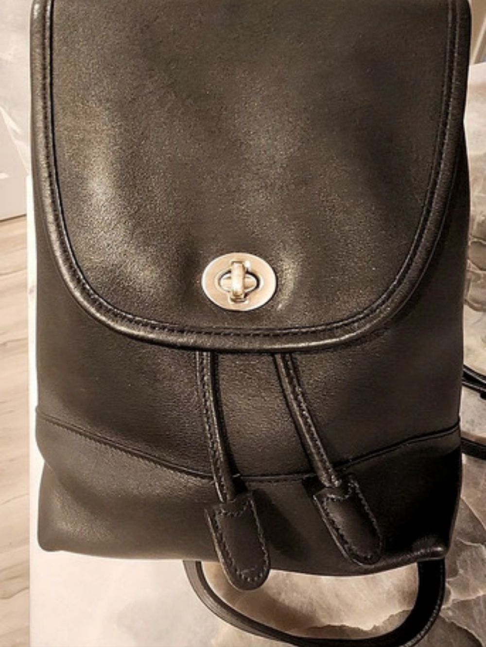 Coach Vintage Small Leather Backpack